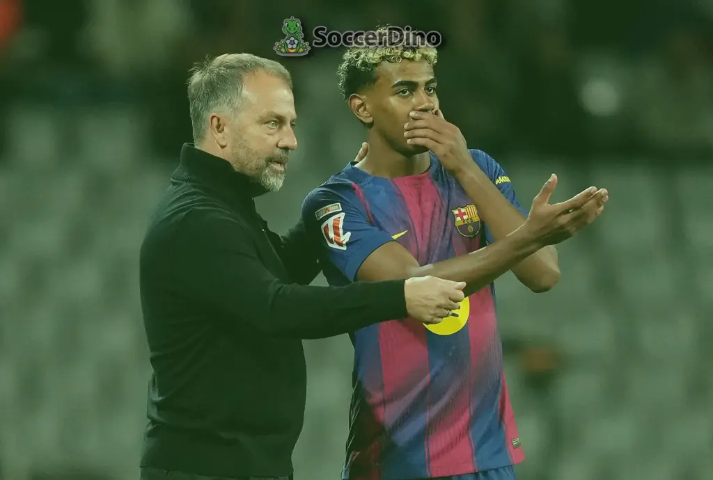 Flick defends Lamine Yamal amid controversy