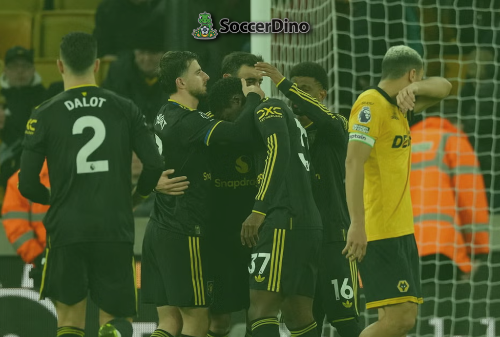 Manchester United hit a mark they had not reached in the Premier League since 2008